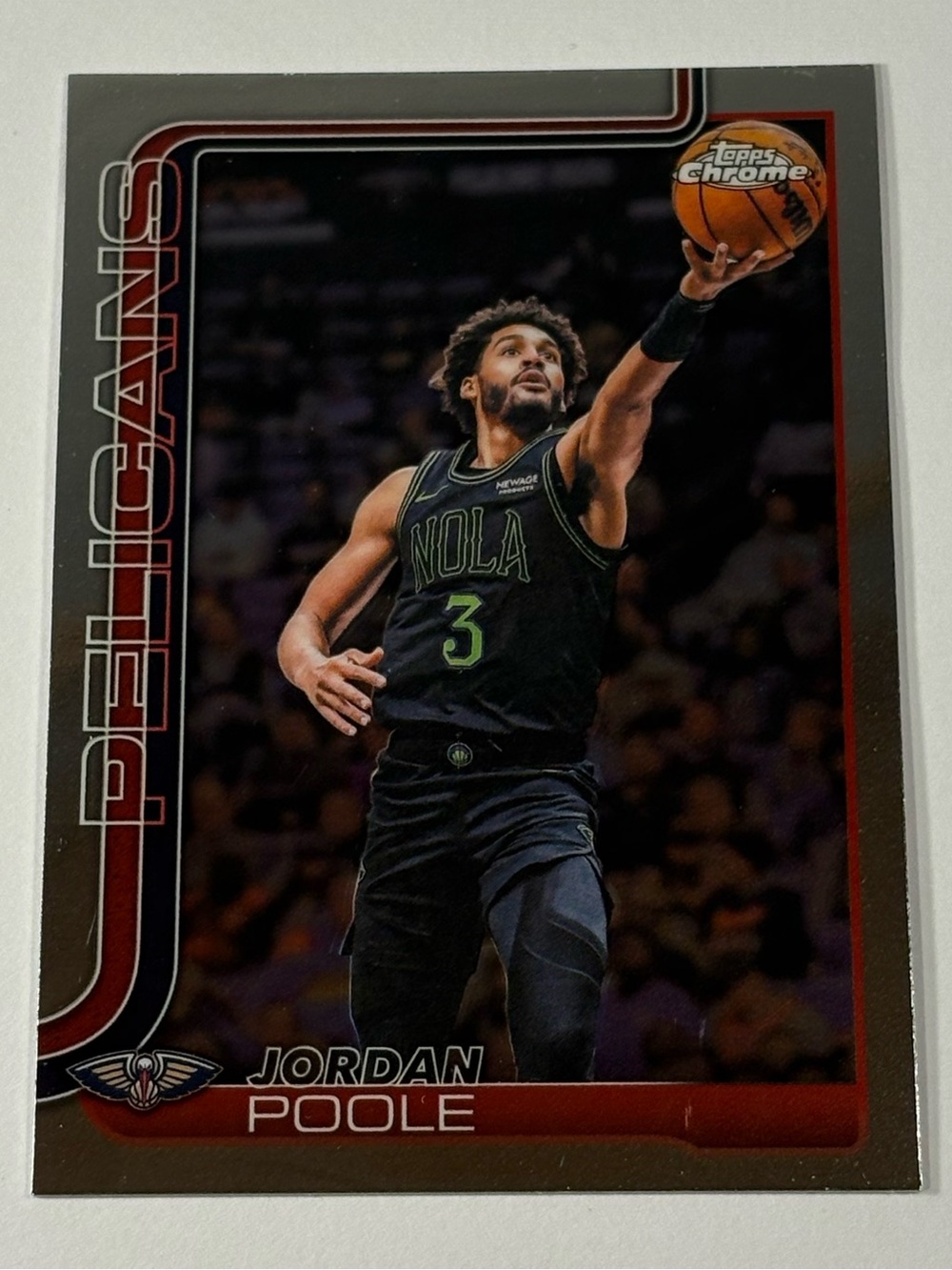 [5/$10] 2025-26 TOPPS CHROME NBA UPDATE JORDAN POOLE NEW ORLEANS PELICANS #81